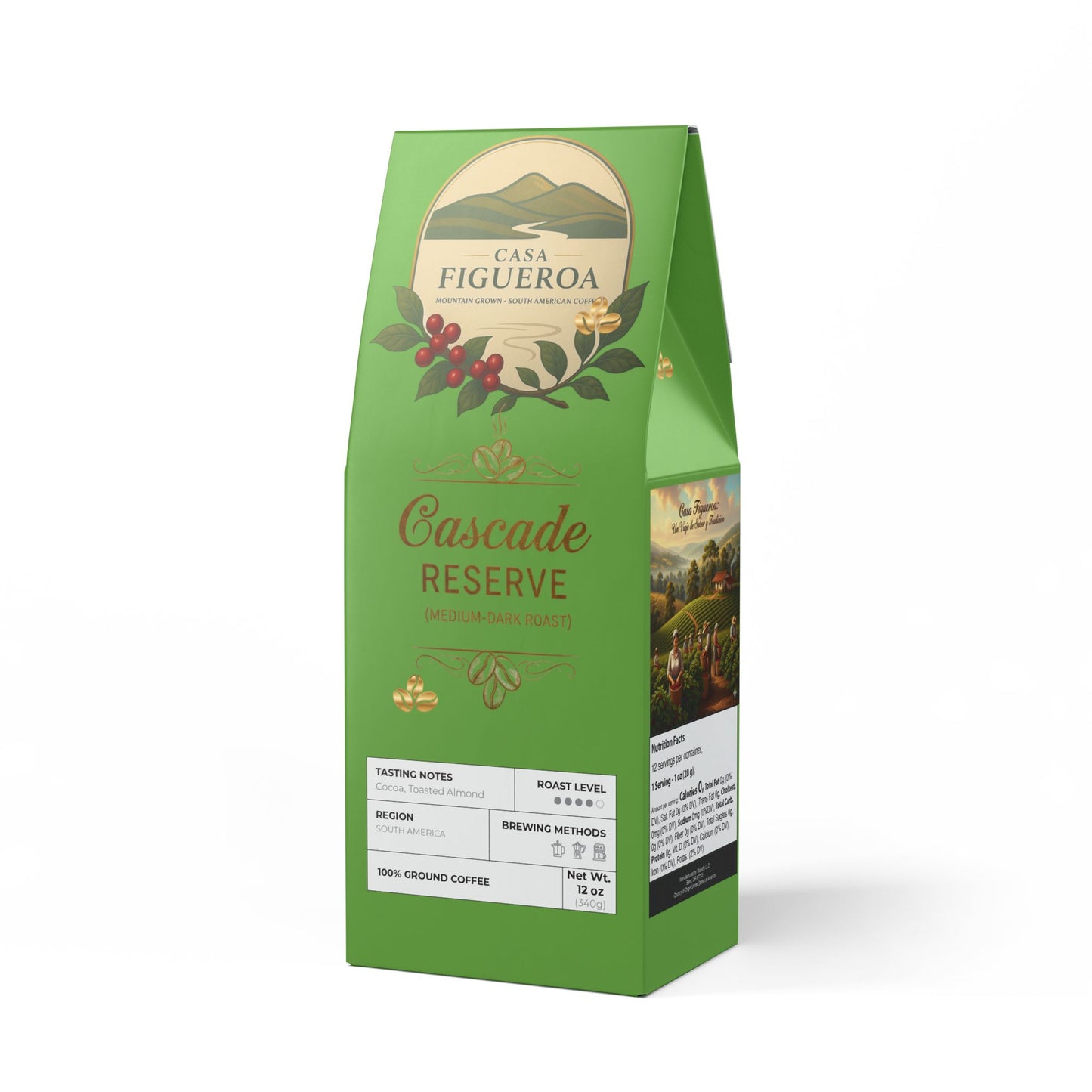 Cascades Coffee Blend (Medium-Dark Roast)