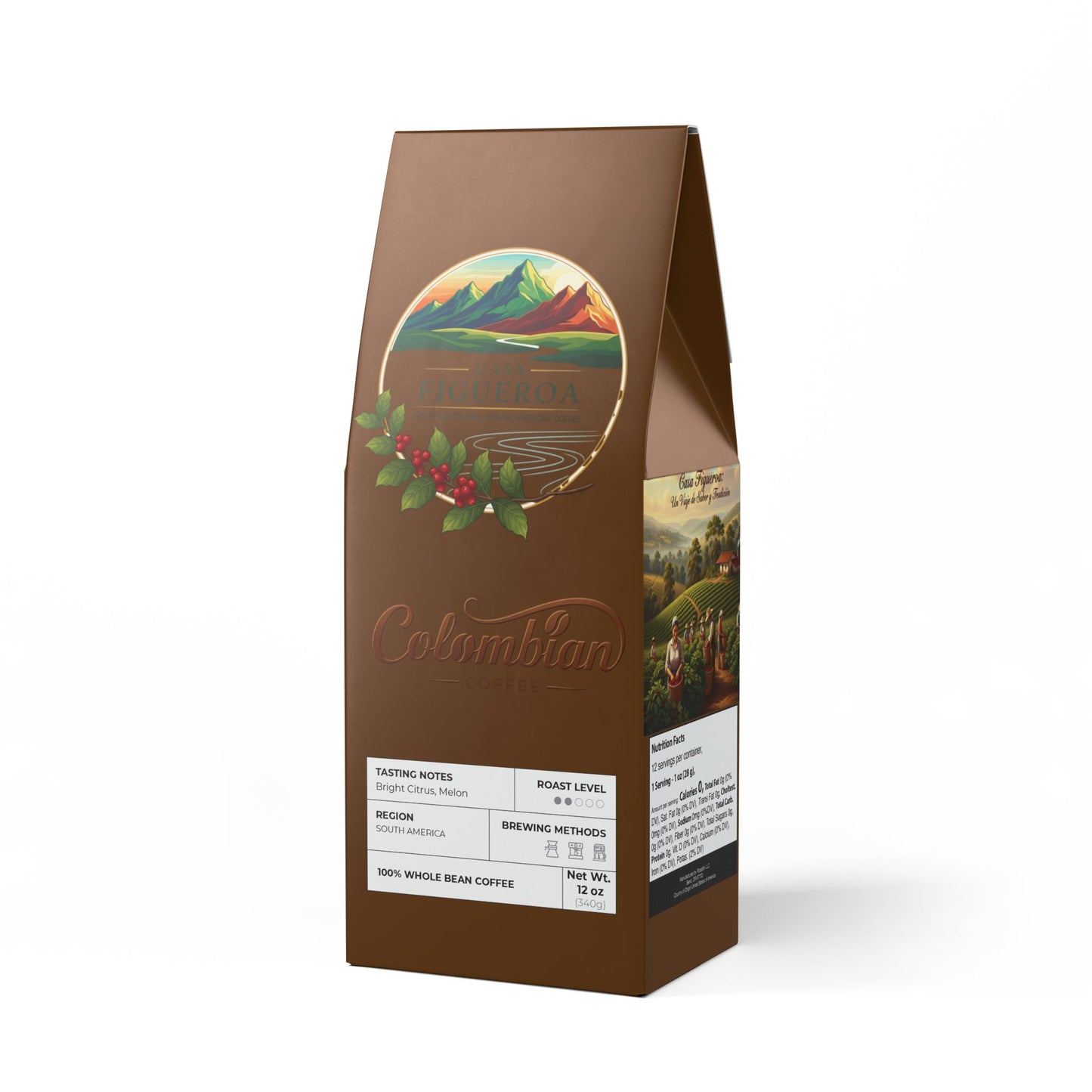 Colombia Single Origin Coffee (Light-Medium Roast)