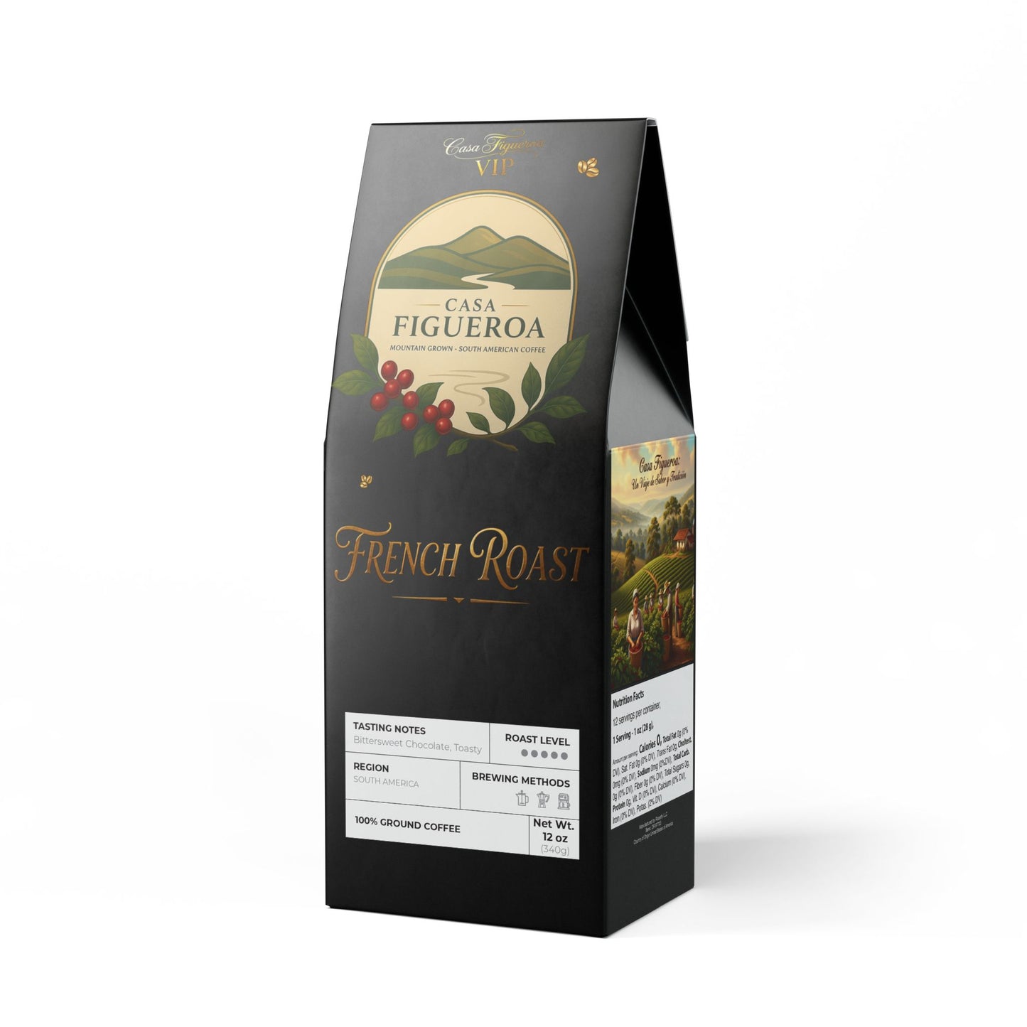 Vip Bitterroot Coffee Blend (Dark French Roast)